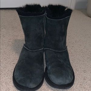 Girl's Short Black UGG Boots